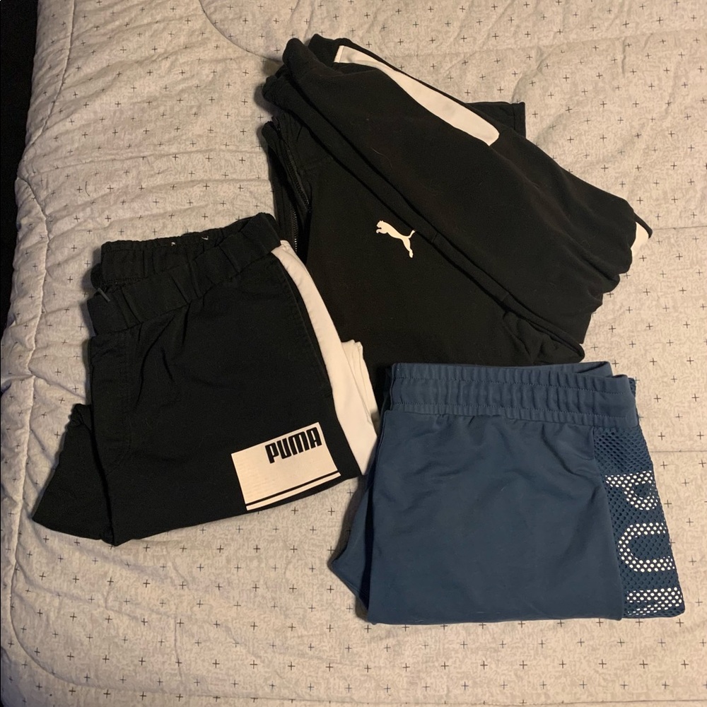Puma 2 pants, 1 full zip terry sweatshirt